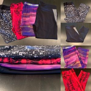 Lot of 4 Under Armour Capris